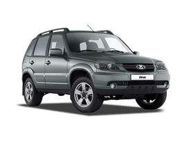 Lada Niva Цвет: Серебристо-темно-серый "Борнео"